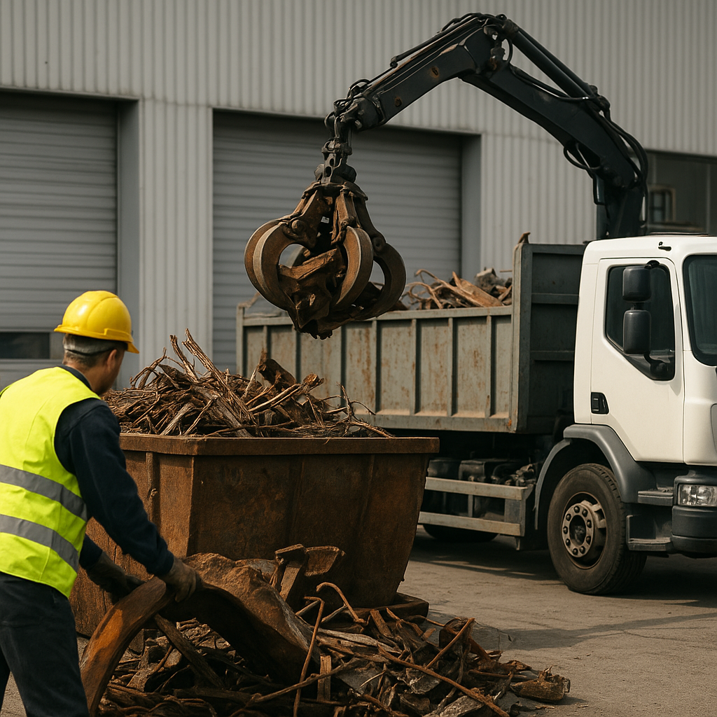 Jak działa odbiór złomu z firm i budów