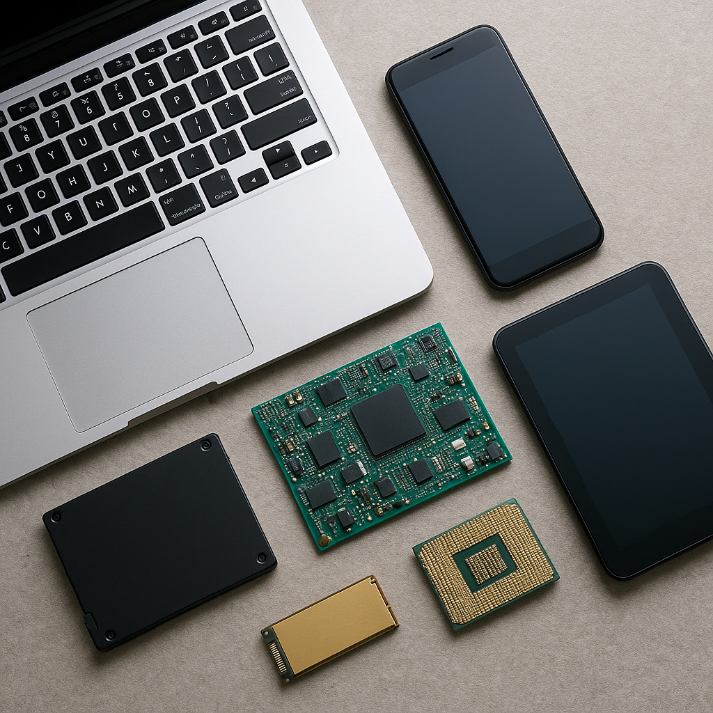 Jakie urządzenia zawierają cenne metale kolorowe