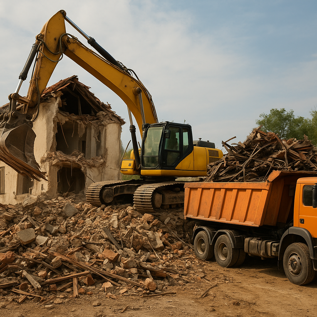 Jak zorganizować odbiór złomu z rozbiórki domu lub hali