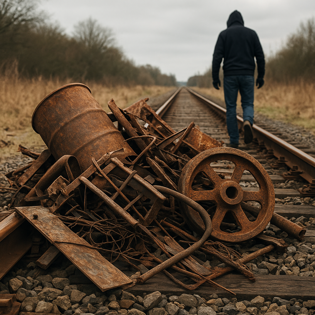 Złom na kolei, jakie konsekwencje są za kradzież złomu?