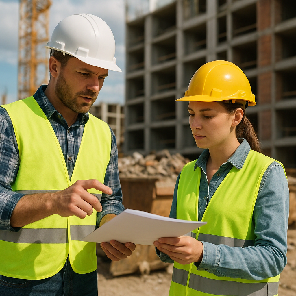 Jak współpracować z firmami budowlanymi przy odbiorze odpadów