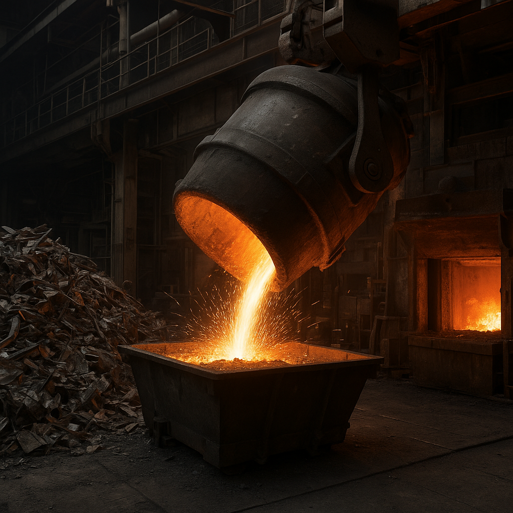 Jak wygląda proces recyklingu w hucie metali