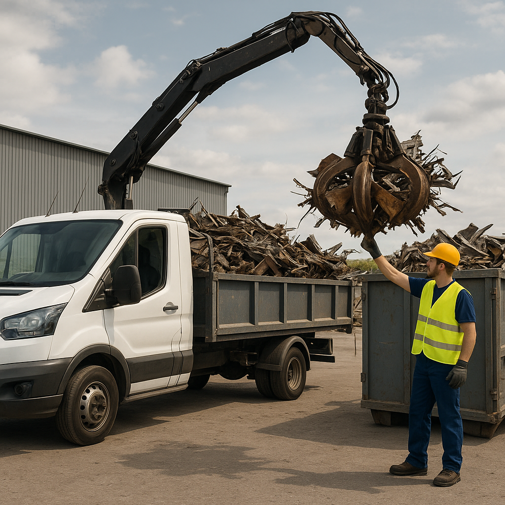 Jak zorganizować mobilny skup złomu – logistyka i wymagania