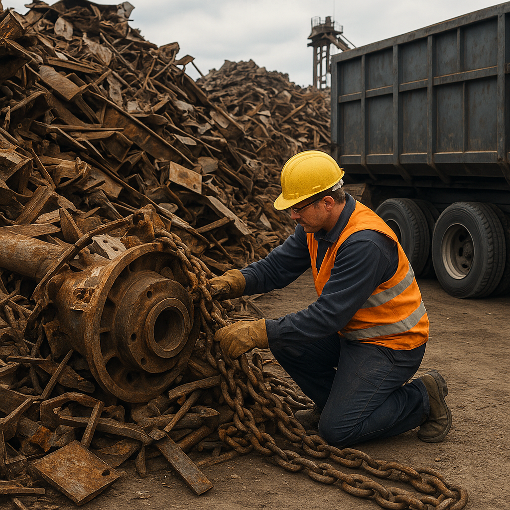 Jak przygotować złom przemysłowy do transportu