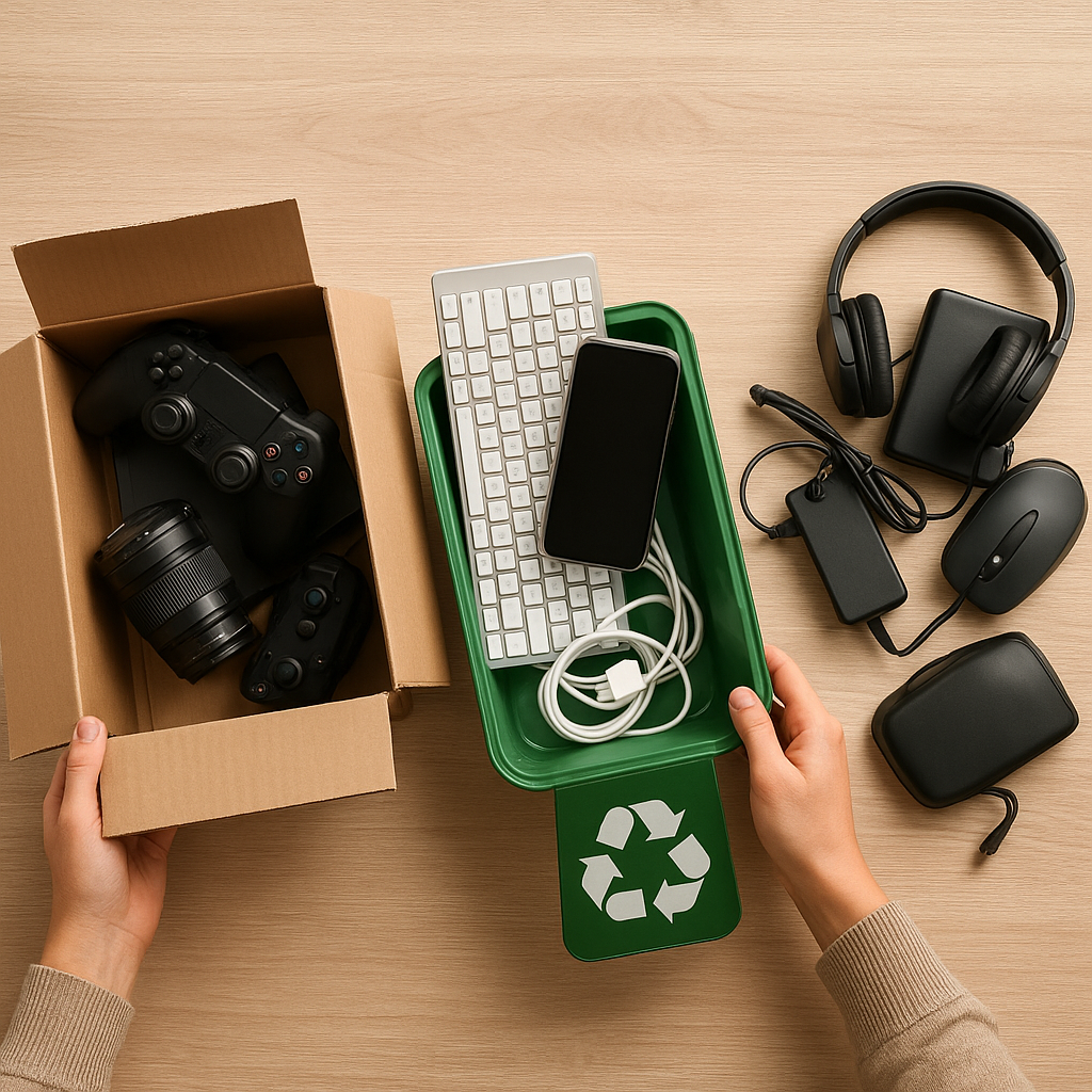 Jak segregować elektronikę przed oddaniem do recyklingu