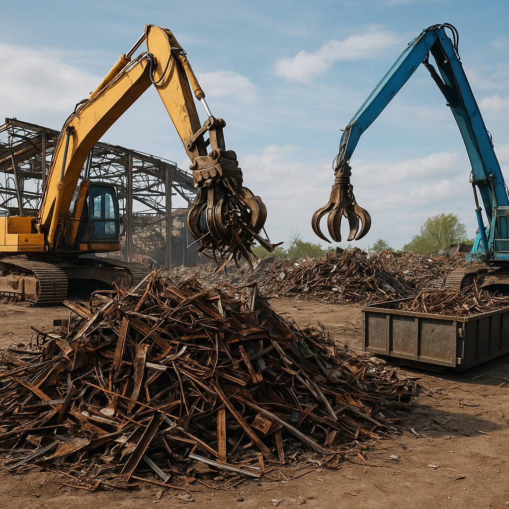 Recykling stali po rozbiórce hal