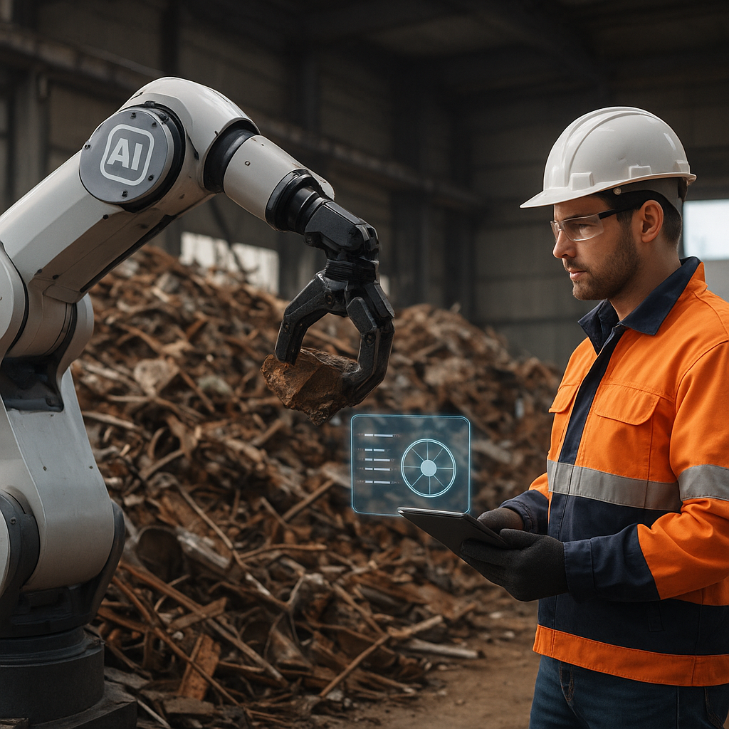 Jak branża złomowa może korzystać z rozwiązań AI i automatyzacji
