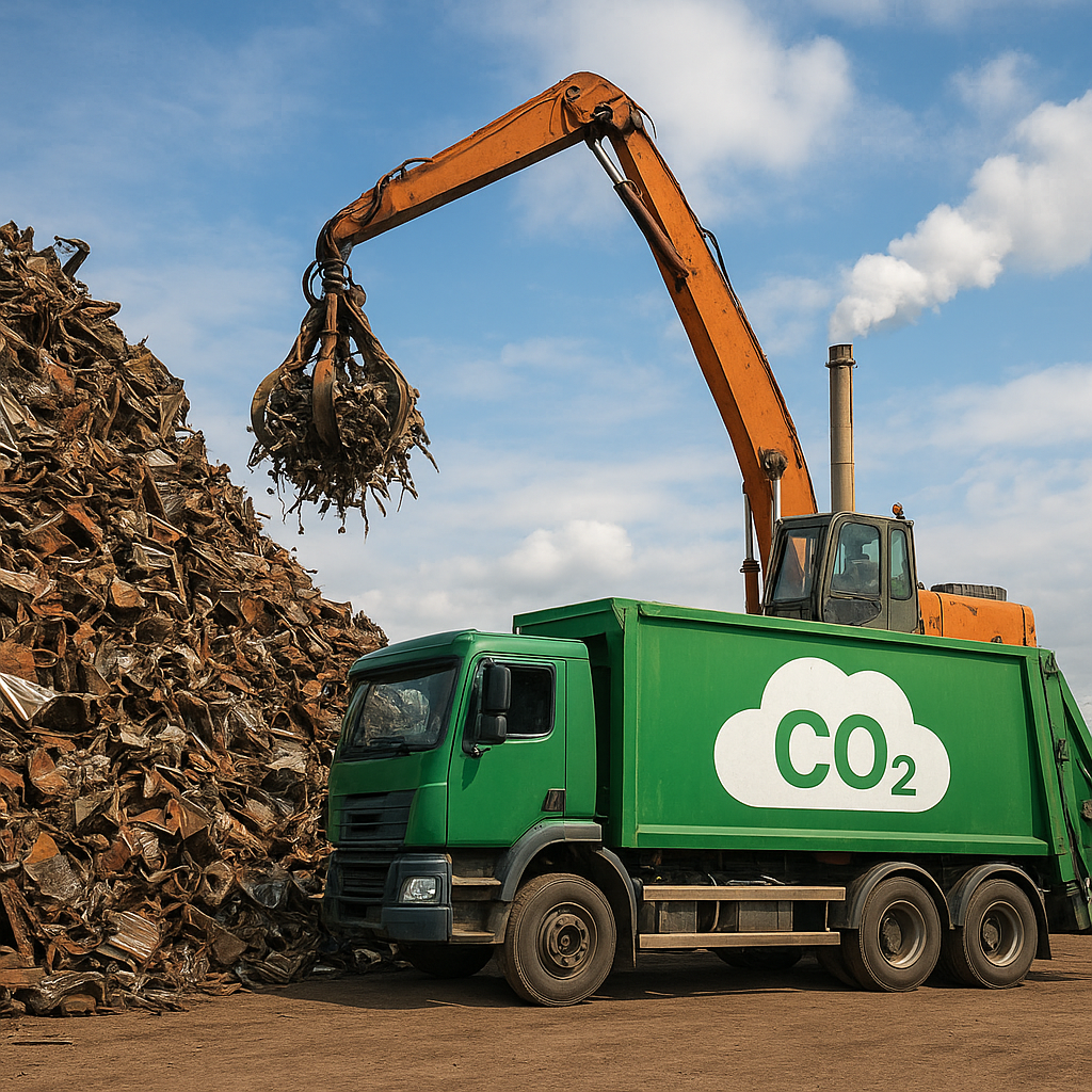 Jak branża złomowa przyczynia się do ograniczania emisji CO₂