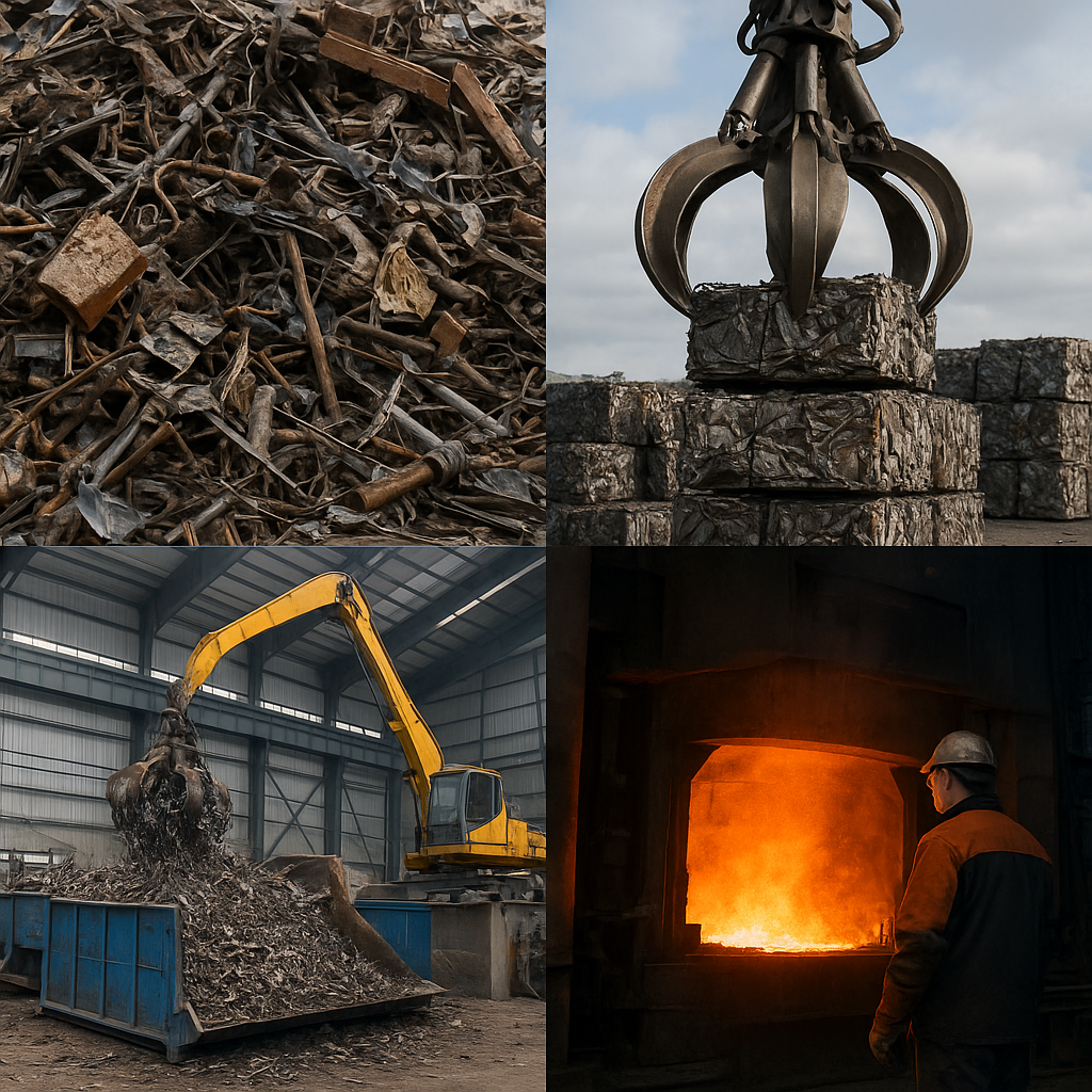 Jakie są etapy recyklingu stali od skupu po hutę