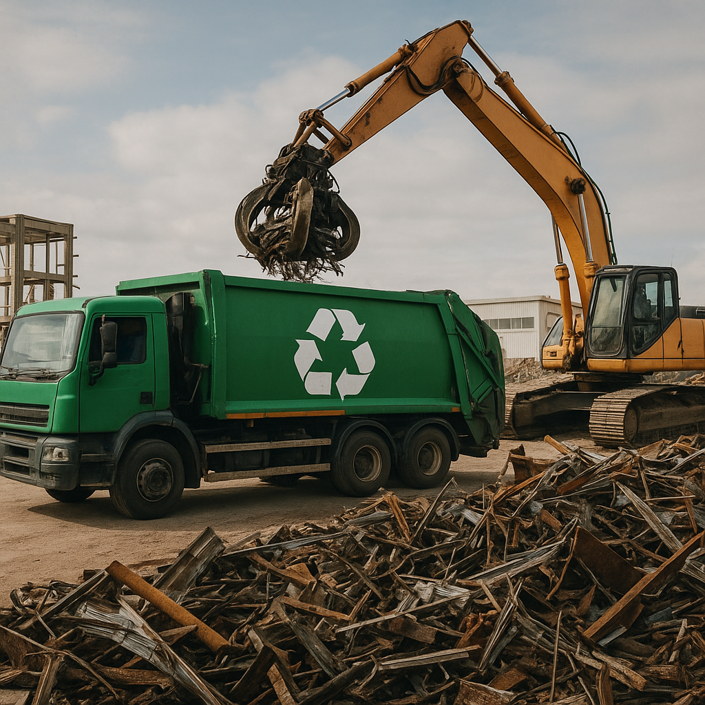 Jak firmy recyklingowe odbierają złom z budów i zakładów przemysłowych