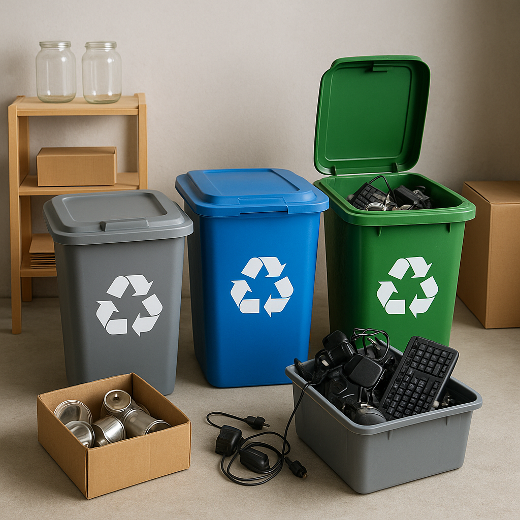 Jak stworzyć domowy punkt segregacji metali i elektroodpadów