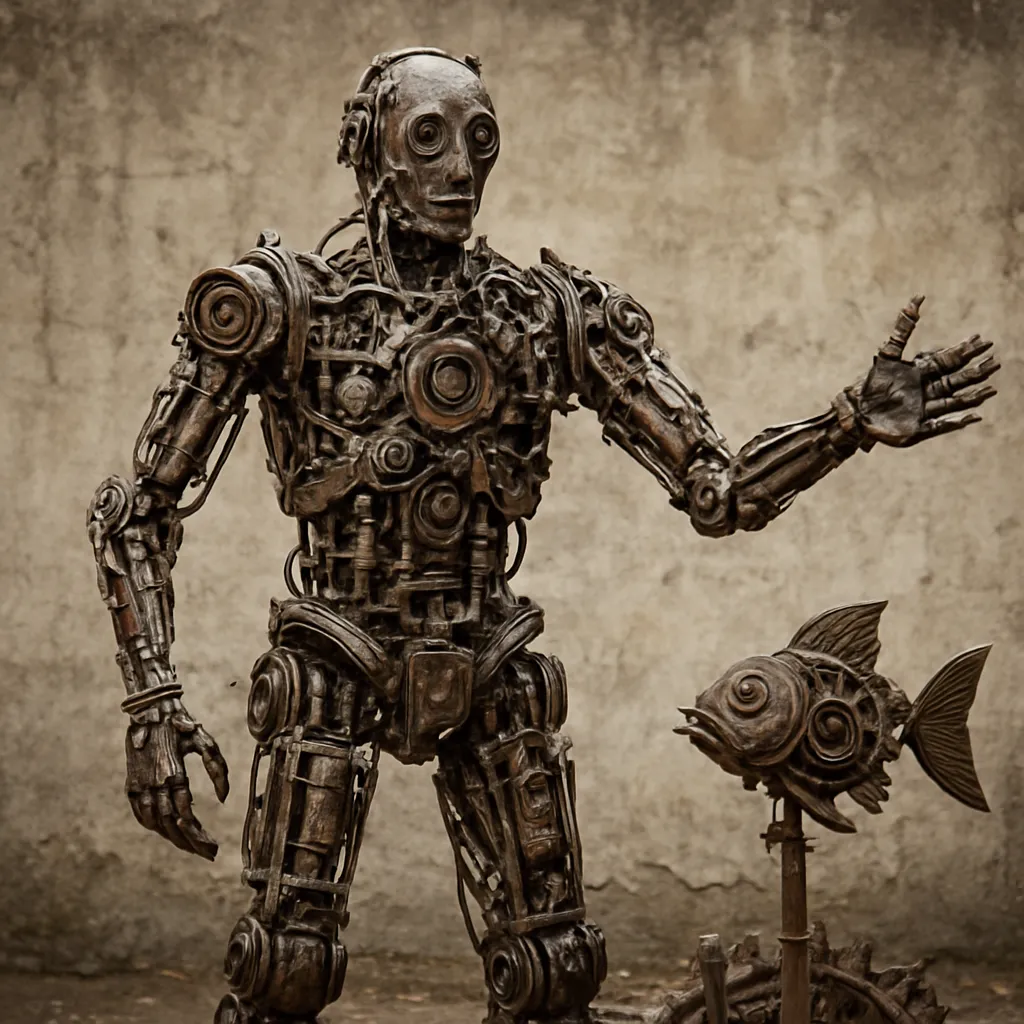 Jakie są najciekawsze projekty artystyczne ze złomu