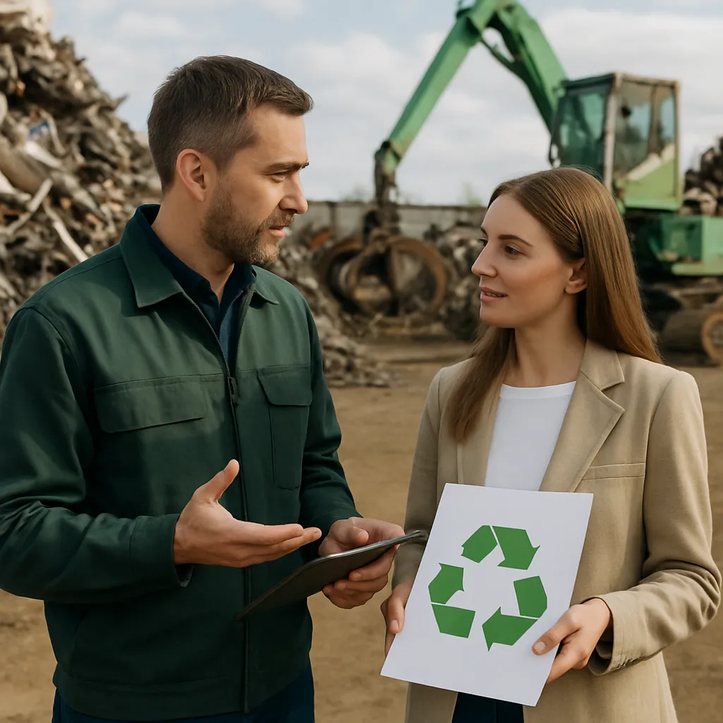 Jak komunikować ekologiczne działania firmy złomowej klientom