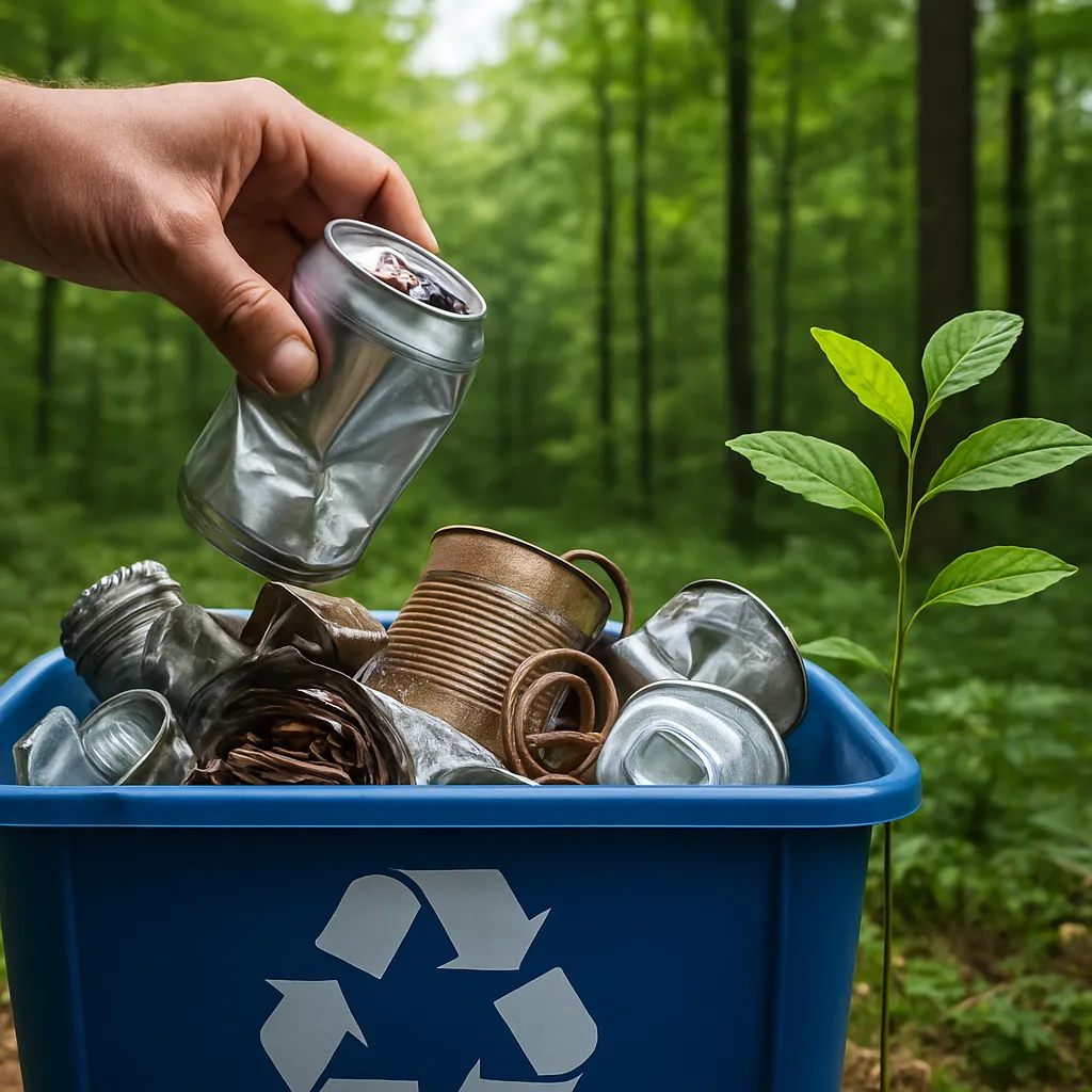 Jak recykling metali pomaga chronić lasy i zasoby naturalne