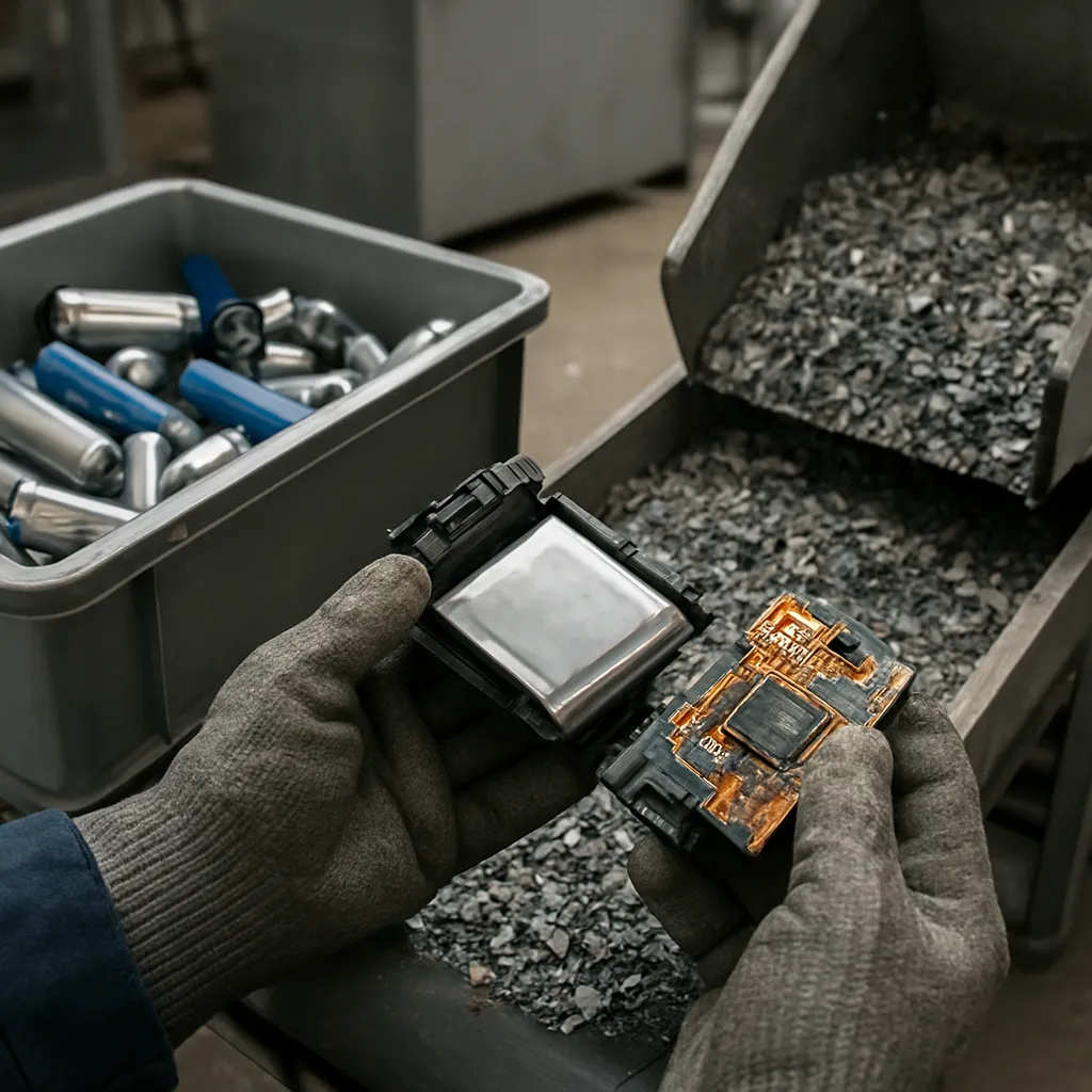 Jak wygląda recykling baterii litowo-jonowych i akumulatorów